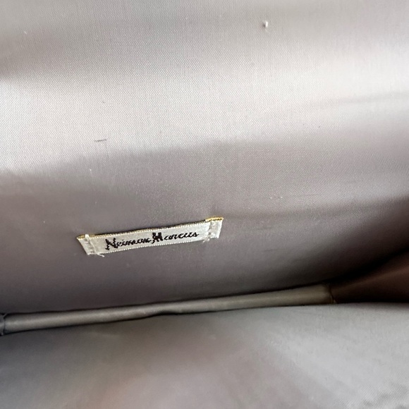 Neiman Marcus champagne metallic clutch - Picture 2 of 4